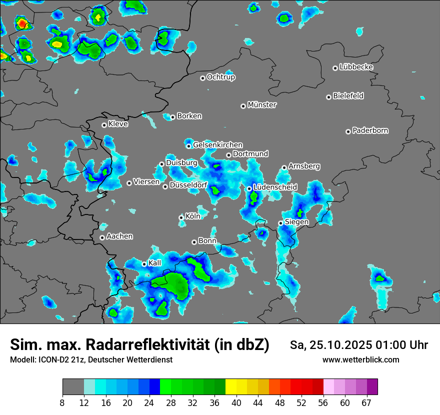 Modellkarten Simuliertes Radarbild Modellkarten Simuliertes Radarbild