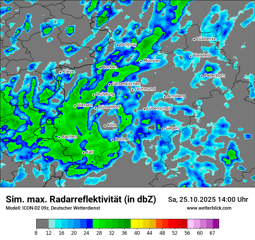 Modellkarten Simuliertes Radarbild Modellkarten Simuliertes Radarbild
