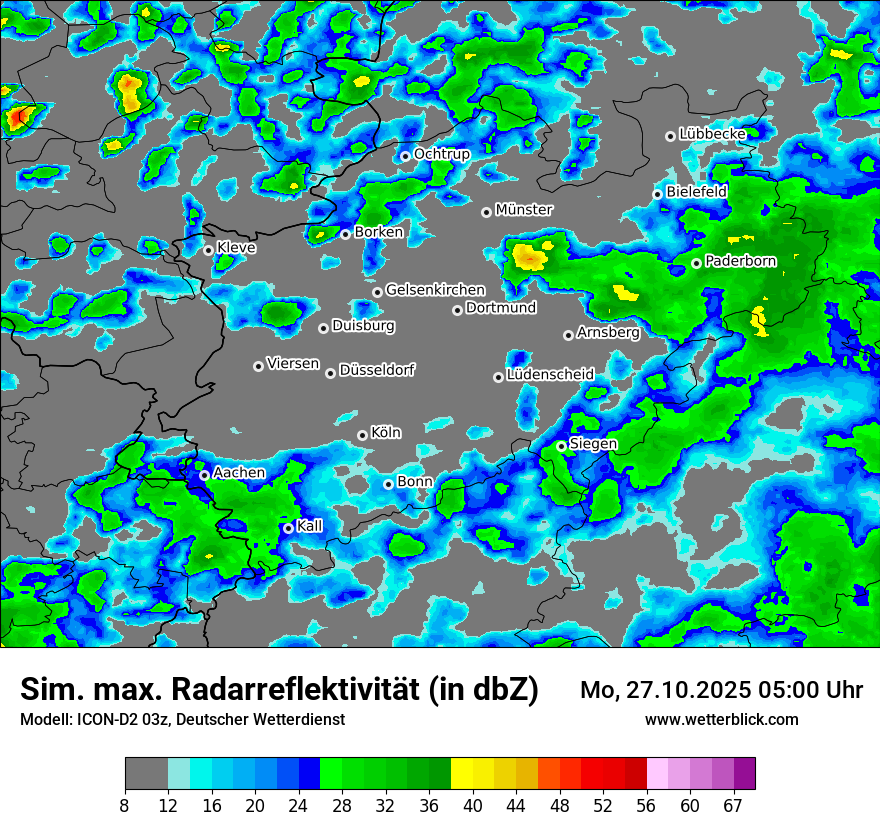 Modellkarten Simuliertes Radarbild Modellkarten Simuliertes Radarbild