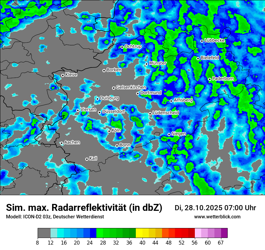 Modellkarten Simuliertes Radarbild Modellkarten Simuliertes Radarbild