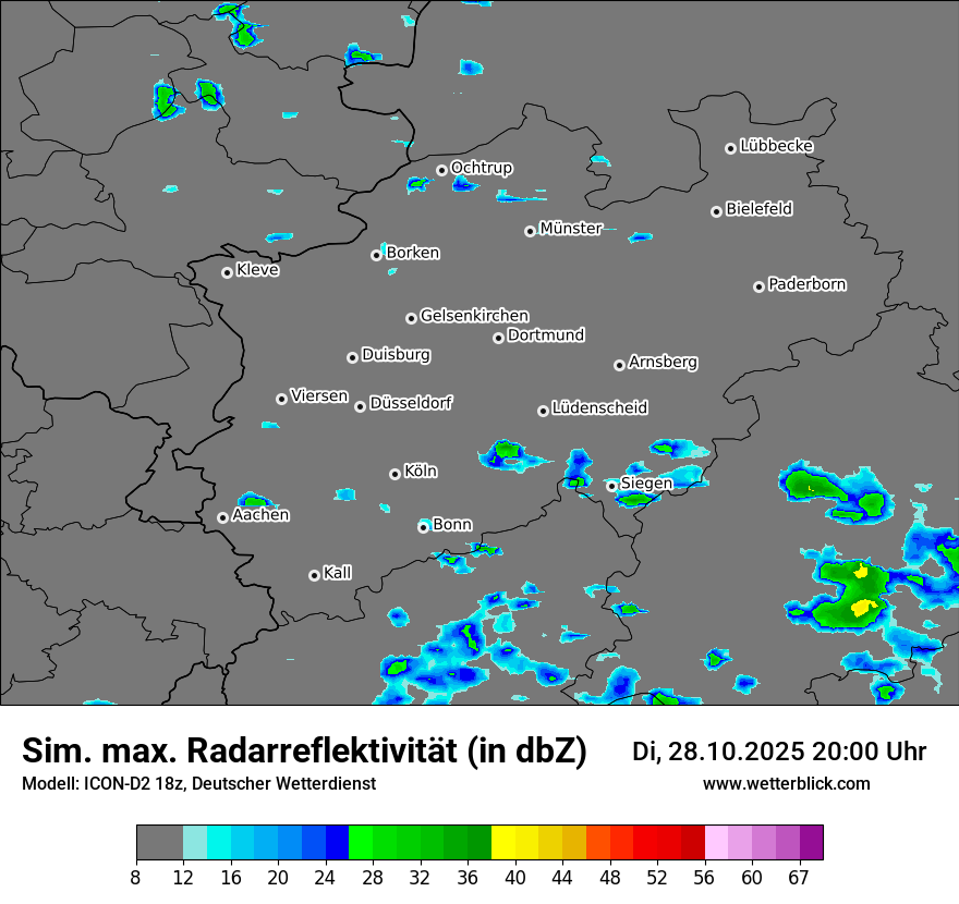 Modellkarten Simuliertes Radarbild Modellkarten Simuliertes Radarbild