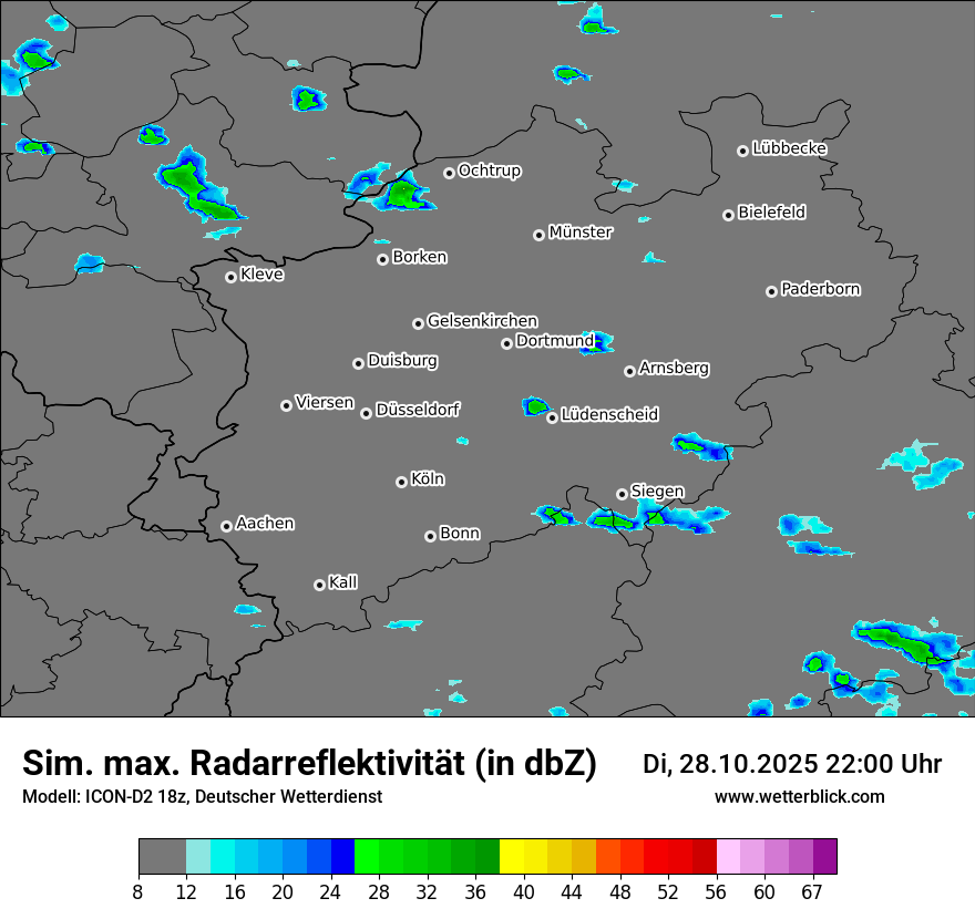 Modellkarten Simuliertes Radarbild Modellkarten Simuliertes Radarbild