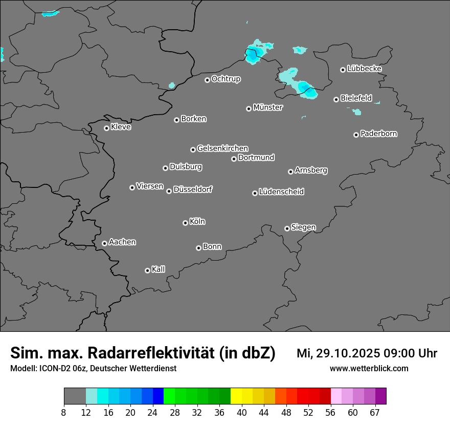 Modellkarten Simuliertes Radarbild Modellkarten Simuliertes Radarbild