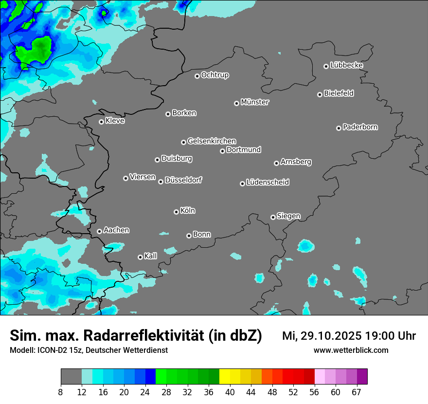 Modellkarten Simuliertes Radarbild Modellkarten Simuliertes Radarbild