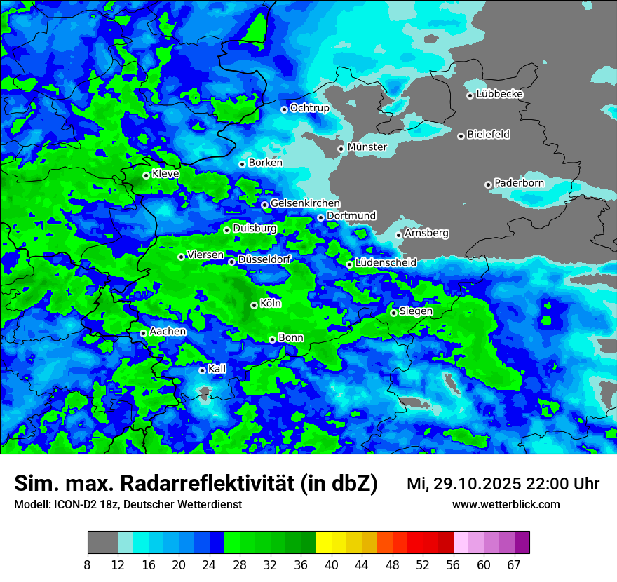 Modellkarten Simuliertes Radarbild Modellkarten Simuliertes Radarbild