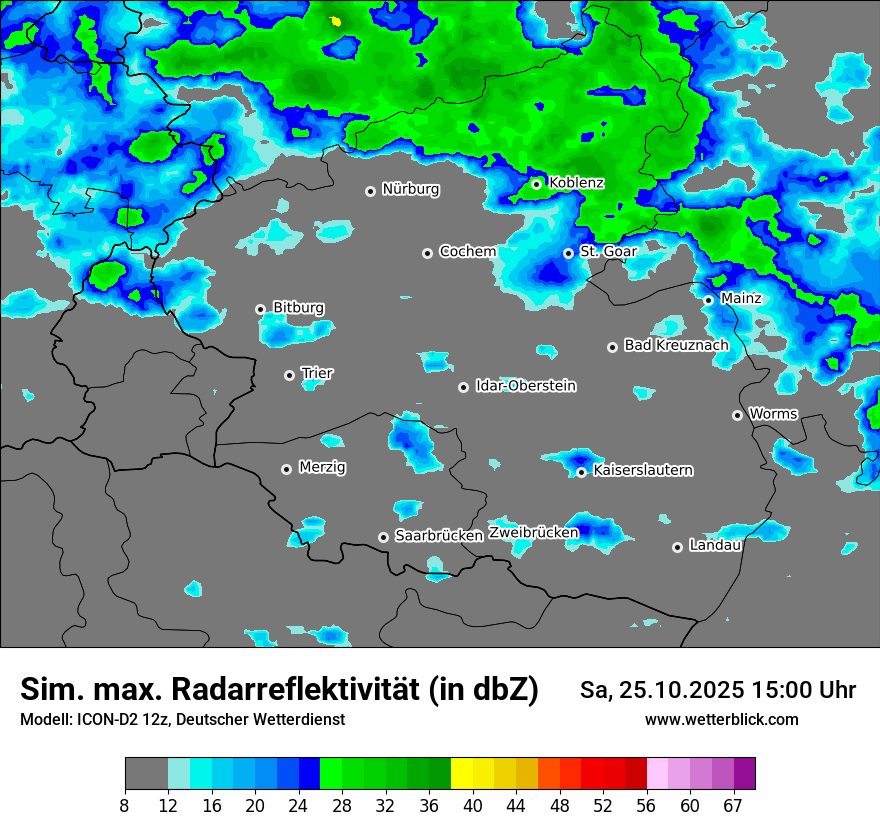 Modellkarten Simuliertes Radarbild Modellkarten Simuliertes Radarbild