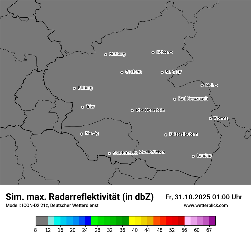 Modellkarten Simuliertes Radarbild Modellkarten Simuliertes Radarbild
