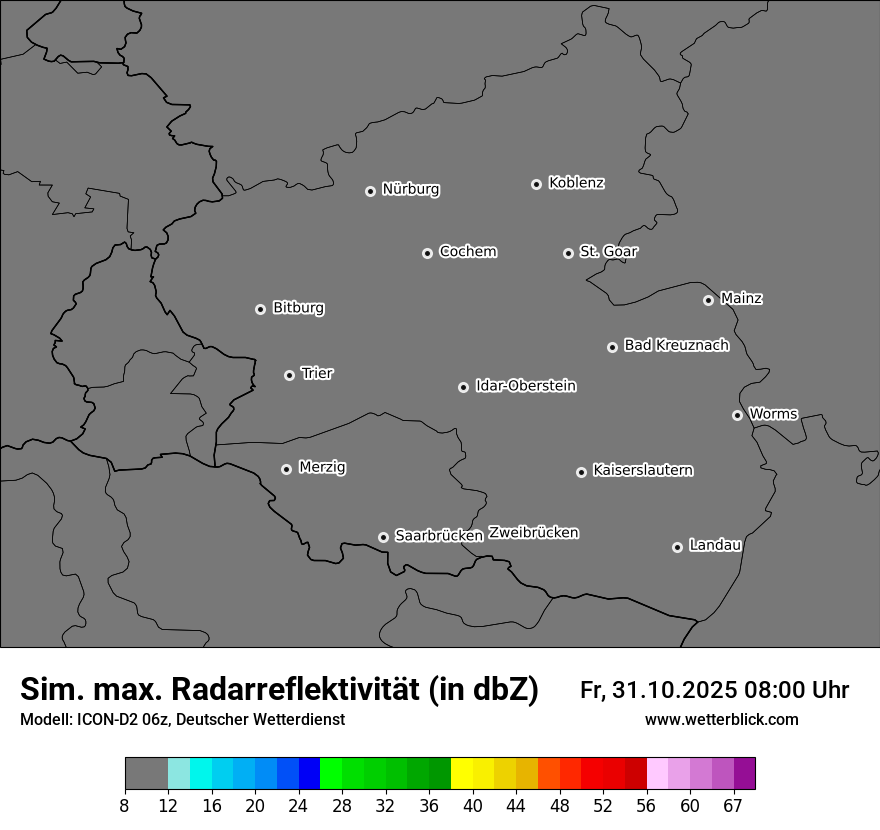 Modellkarten Simuliertes Radarbild Modellkarten Simuliertes Radarbild