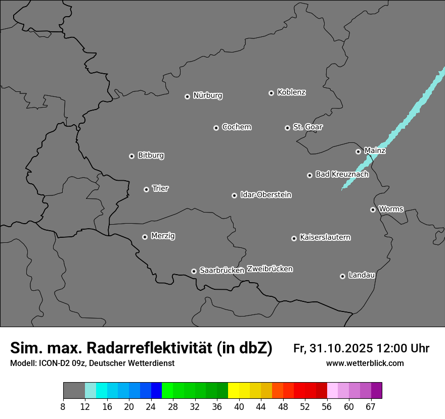 Modellkarten Simuliertes Radarbild Modellkarten Simuliertes Radarbild