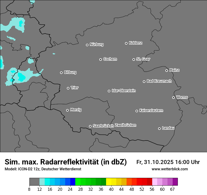Modellkarten Simuliertes Radarbild Modellkarten Simuliertes Radarbild