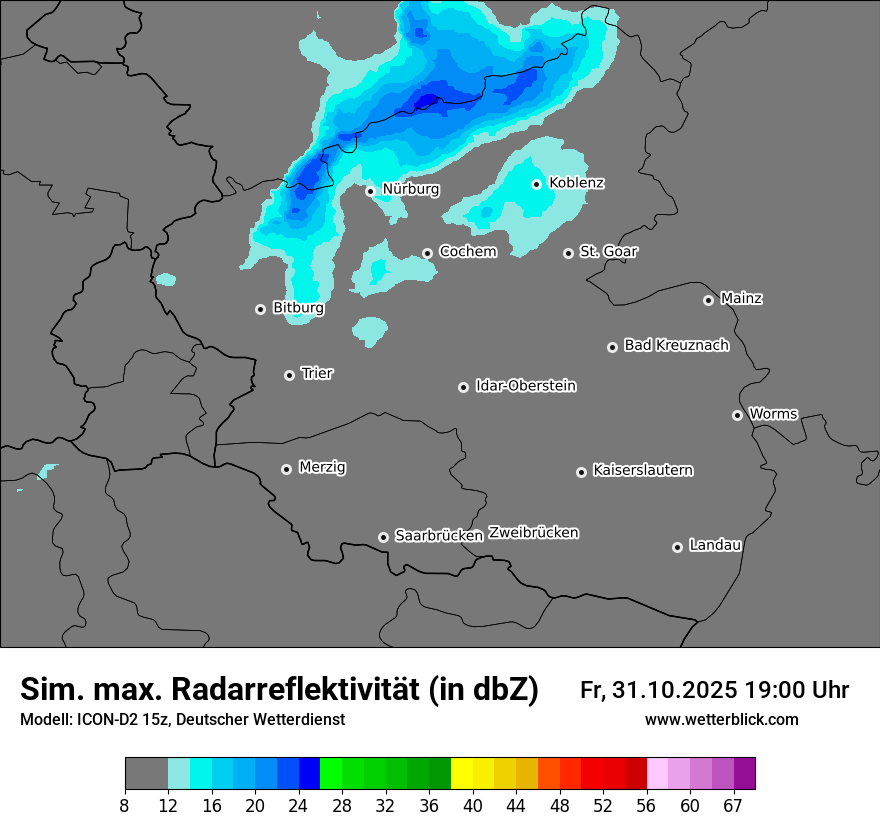 Modellkarten Simuliertes Radarbild Modellkarten Simuliertes Radarbild