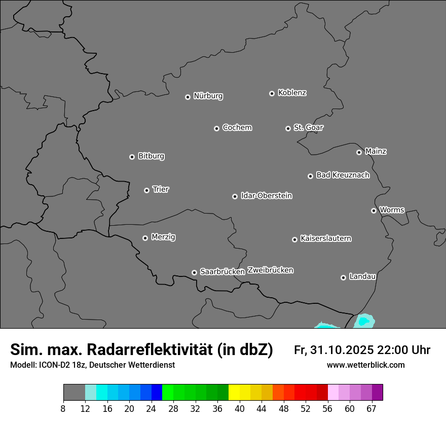 Modellkarten Simuliertes Radarbild Modellkarten Simuliertes Radarbild