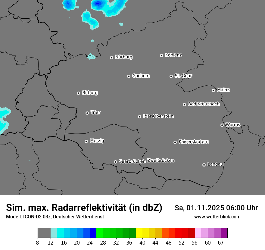 Modellkarten Simuliertes Radarbild Modellkarten Simuliertes Radarbild