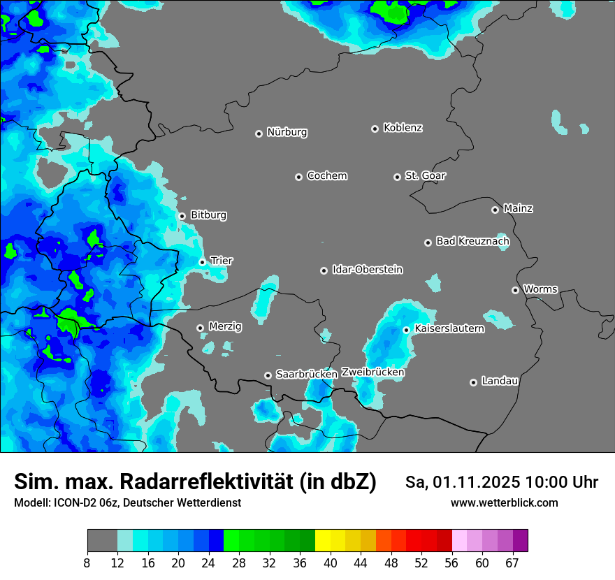 Modellkarten Simuliertes Radarbild Modellkarten Simuliertes Radarbild