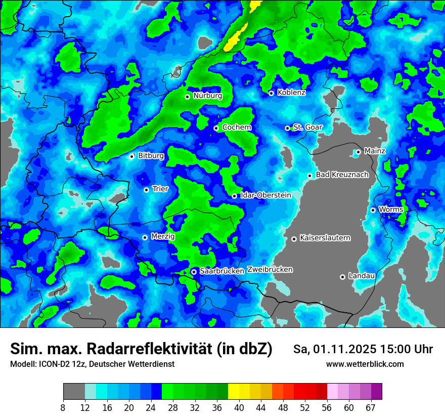 Modellkarten Simuliertes Radarbild Modellkarten Simuliertes Radarbild