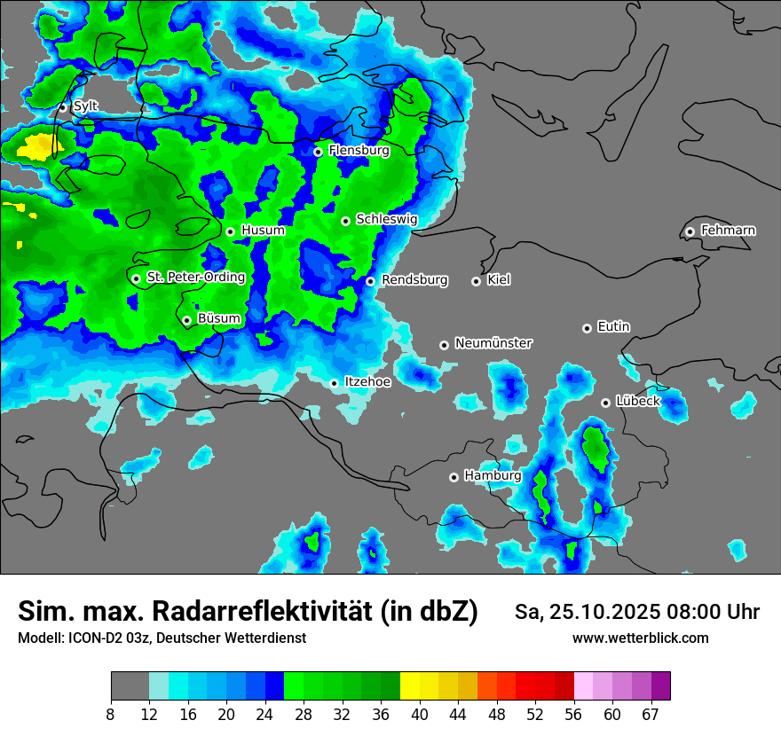 Modellkarten Simuliertes Radarbild Modellkarten Simuliertes Radarbild