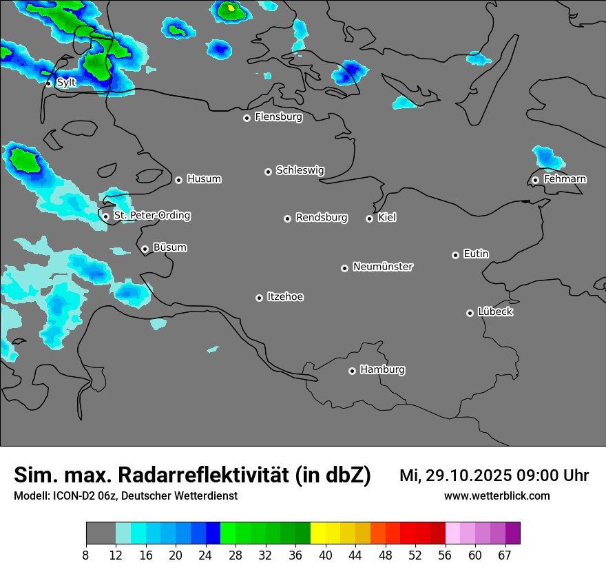 Modellkarten Simuliertes Radarbild Modellkarten Simuliertes Radarbild
