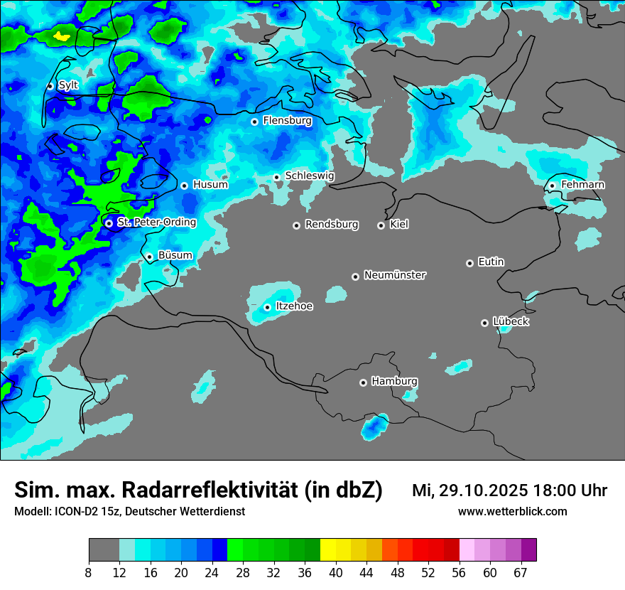Modellkarten Simuliertes Radarbild Modellkarten Simuliertes Radarbild