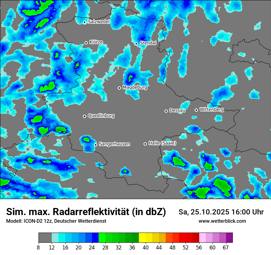 Modellkarten Simuliertes Radarbild Modellkarten Simuliertes Radarbild