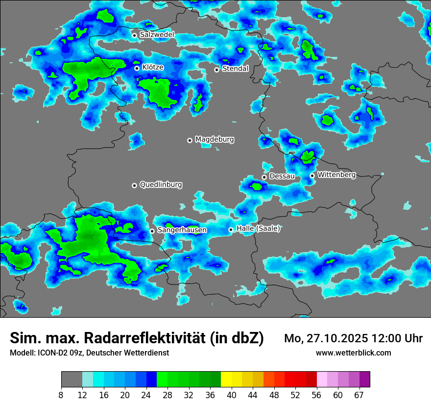 Modellkarten Simuliertes Radarbild Modellkarten Simuliertes Radarbild