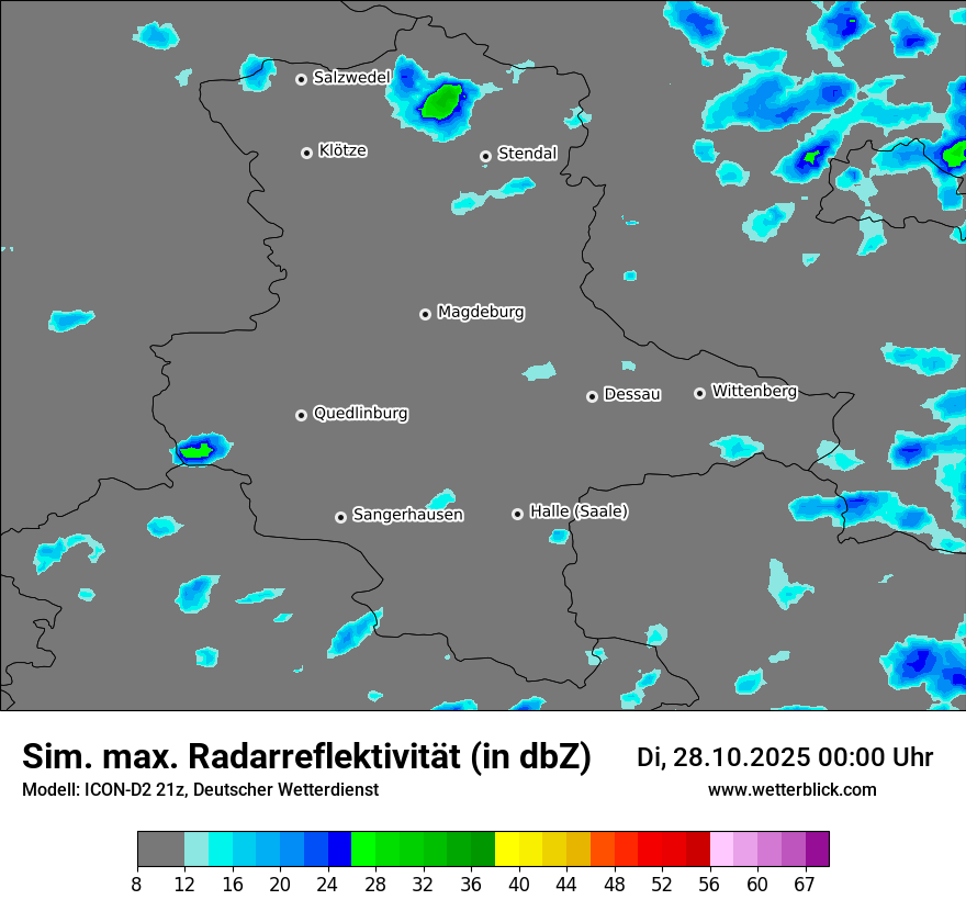 Modellkarten Simuliertes Radarbild Modellkarten Simuliertes Radarbild