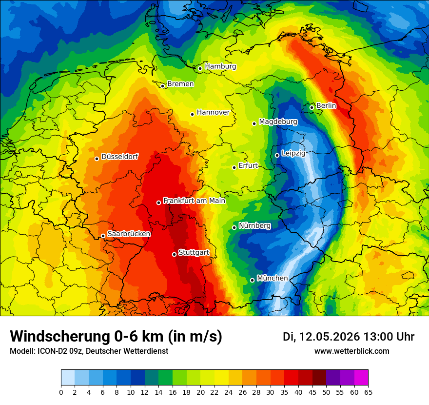 Modellkarte ICON-D2 – dls – deutschland