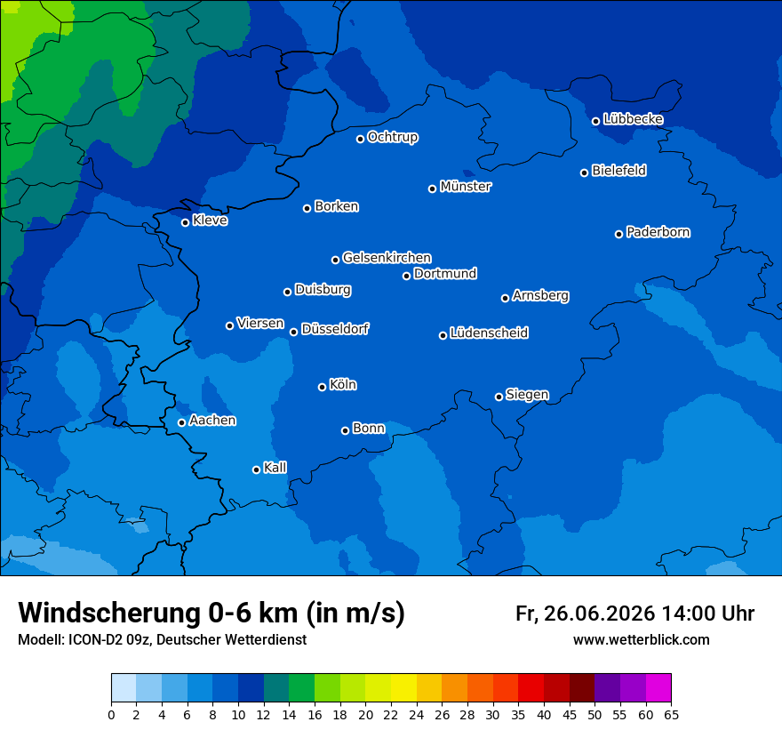 Modellkarte ICON-D2 – dls – nrw