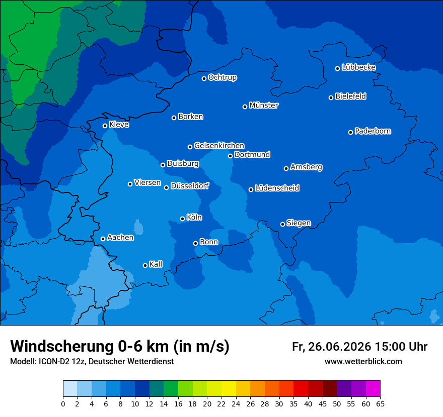 Modellkarte ICON-D2 – dls – nrw