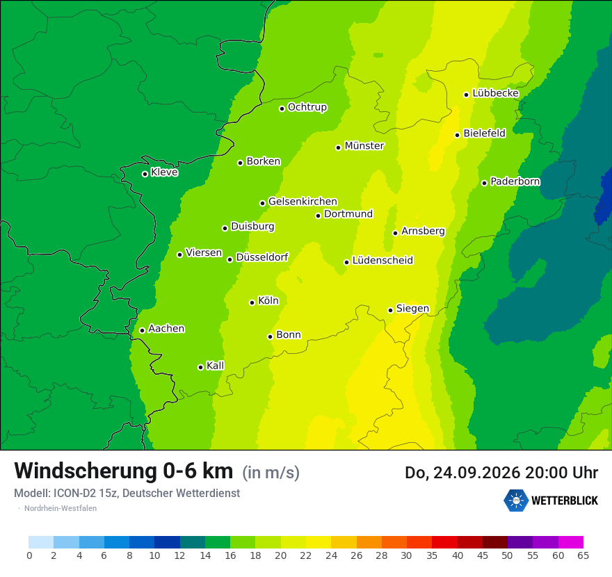Modellkarte ICON-D2 – dls – nrw