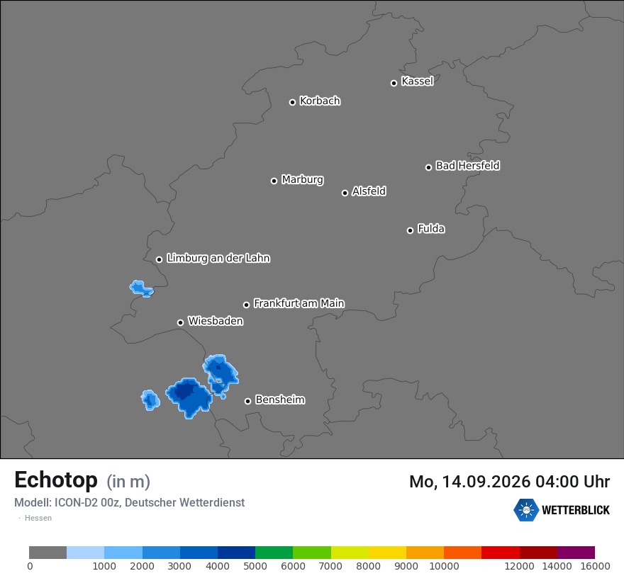 Modellkarte ICON-D2 – echotop – he