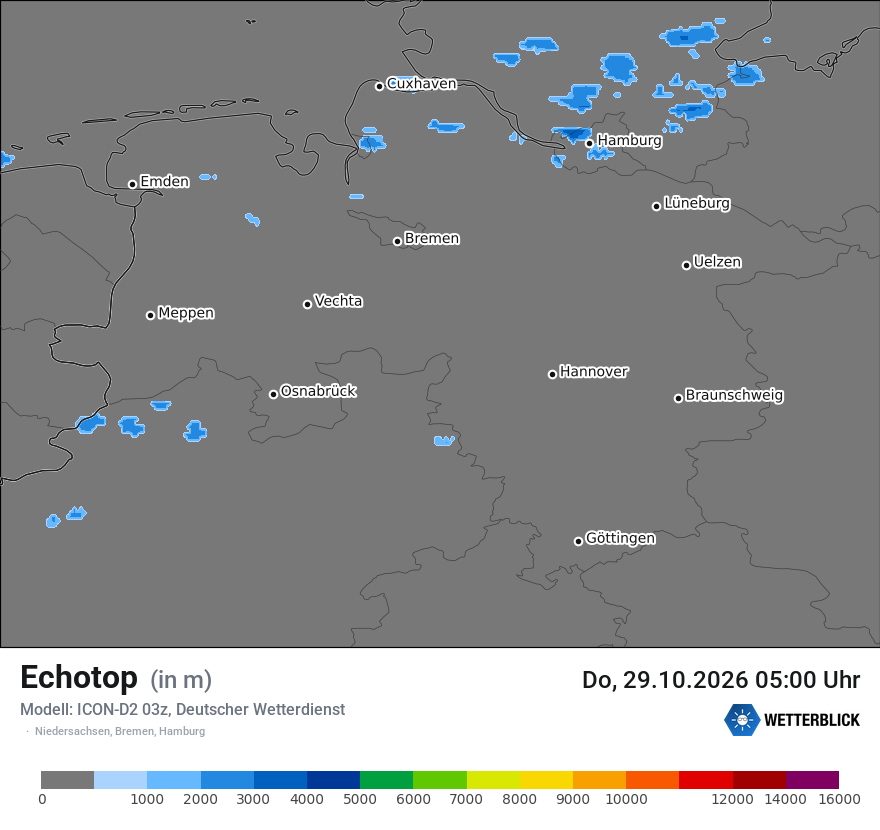 Modellkarte ICON-D2 – echotop – ni