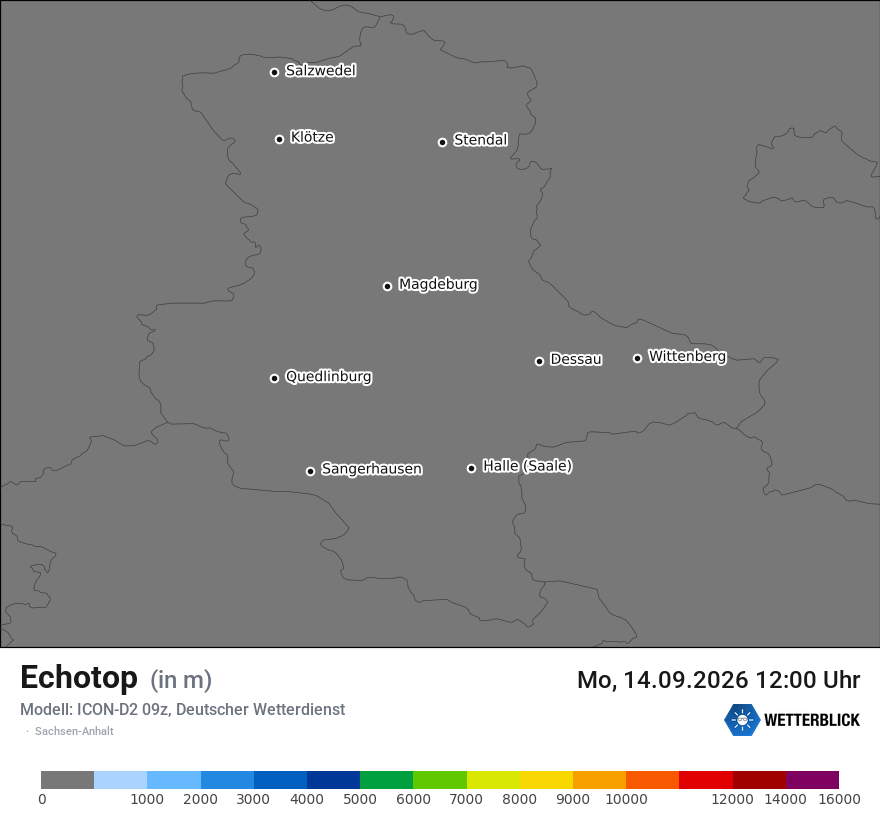 Modellkarte ICON-D2 – echotop – st