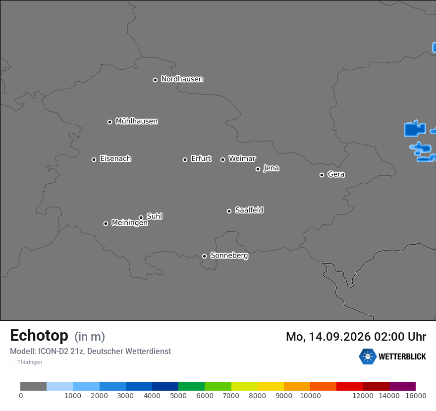 Modellkarte ICON-D2 – echotop – th