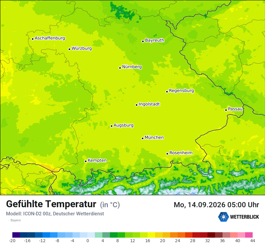 Modellkarte ICON-D2 – feels_like – by