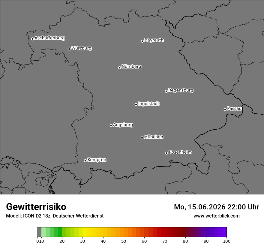 Modellkarte ICON-D2 – gewitterrisiko – by
