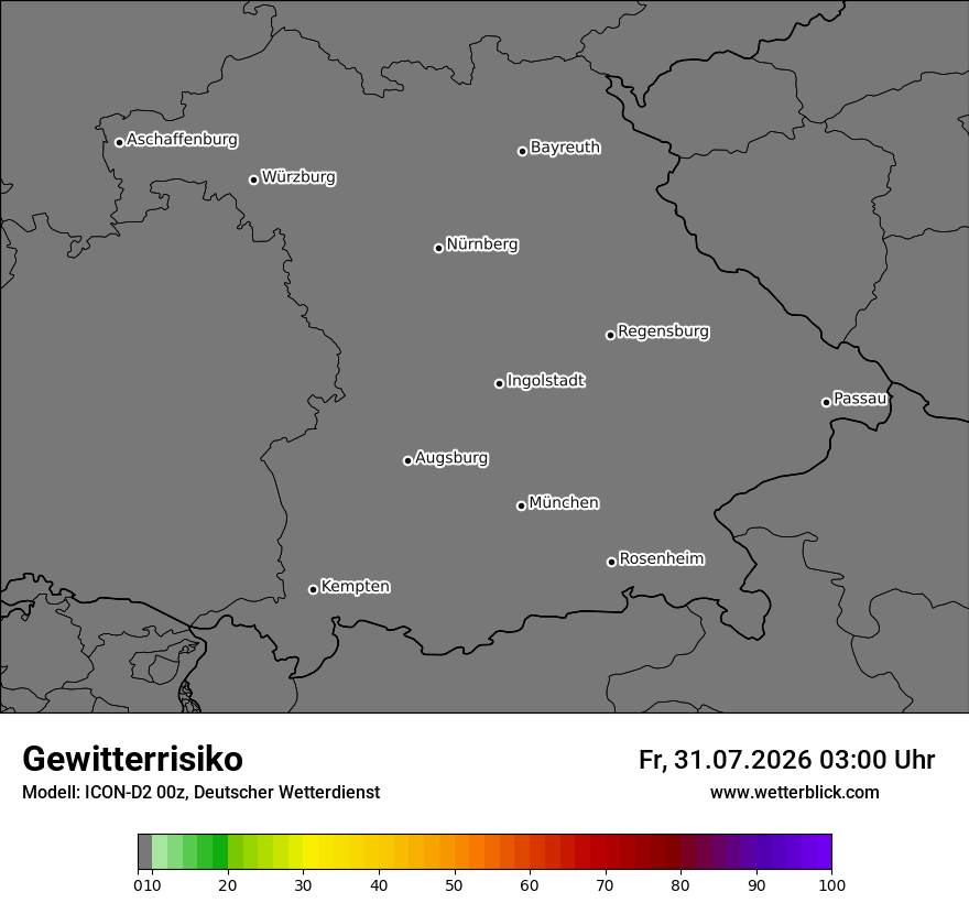 Modellkarte ICON-D2 – gewitterrisiko – by