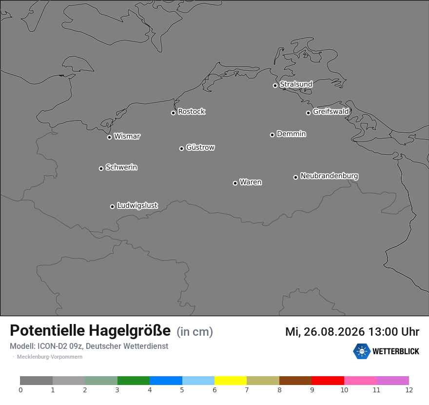 Modellkarte ICON-D2 – pot_hail – mv