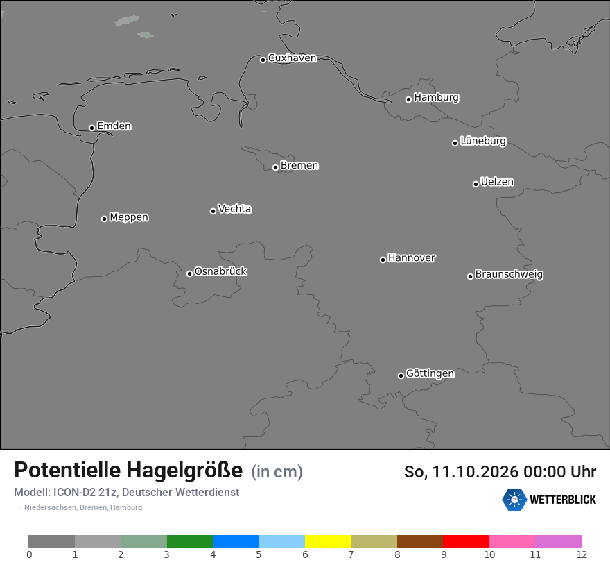 Modellkarte ICON-D2 – pot_hail – ni