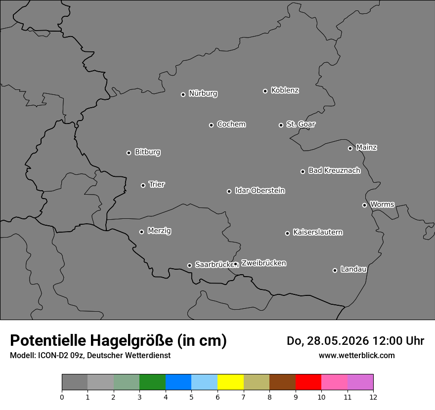 Modellkarte ICON-D2 – pot_hail – rp