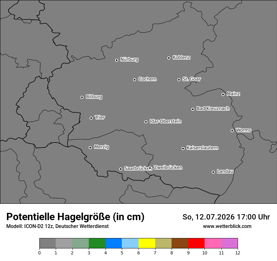 Modellkarte ICON-D2 – pot_hail – rp