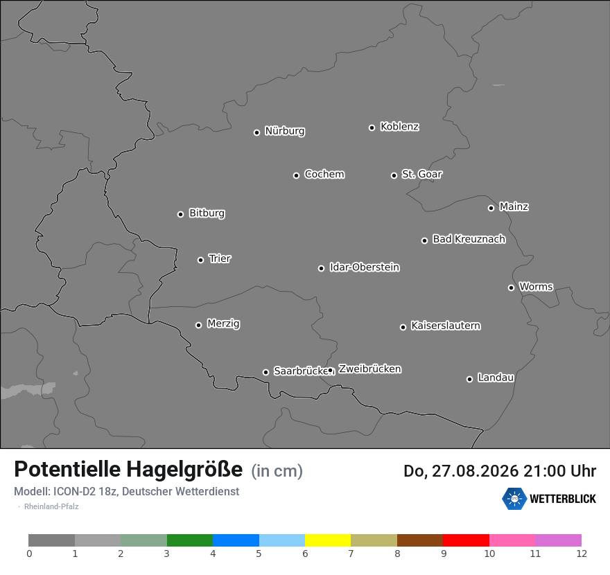 Modellkarte ICON-D2 – pot_hail – rp