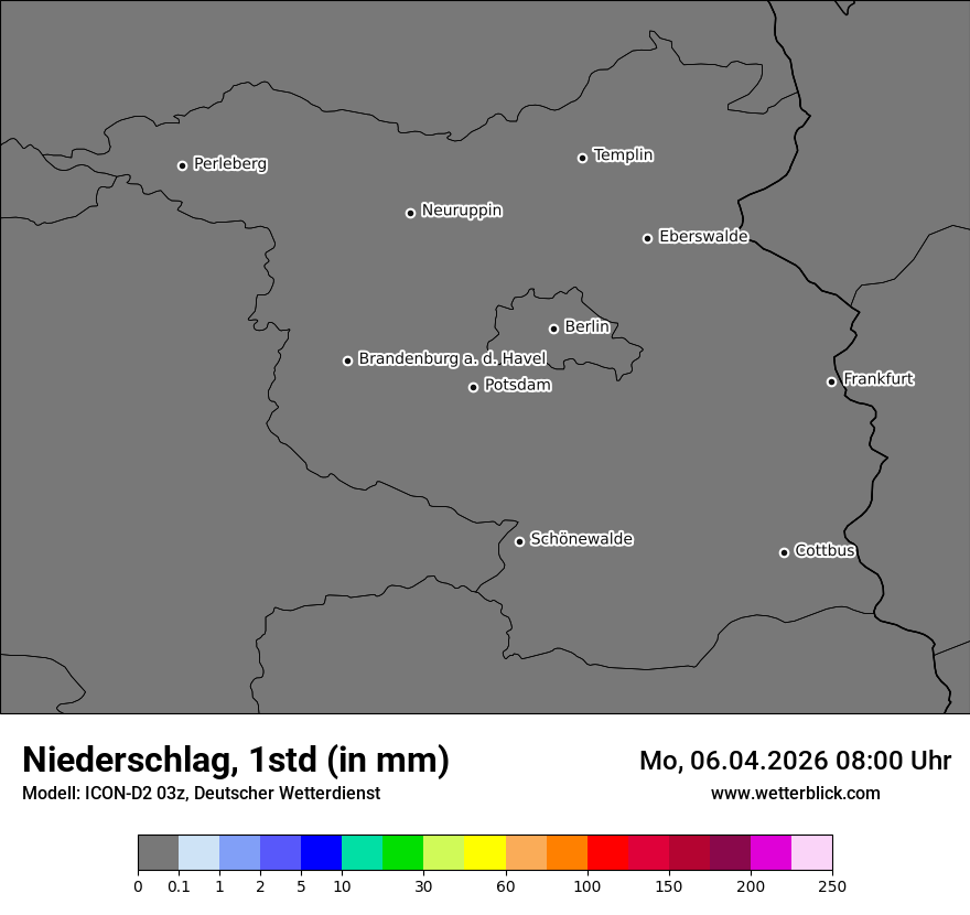 Modellkarte ICON-D2 – precip – bb