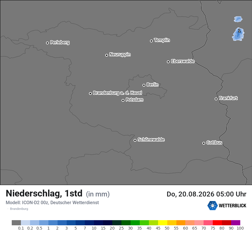 Modellkarte ICON-D2 – precip – bb