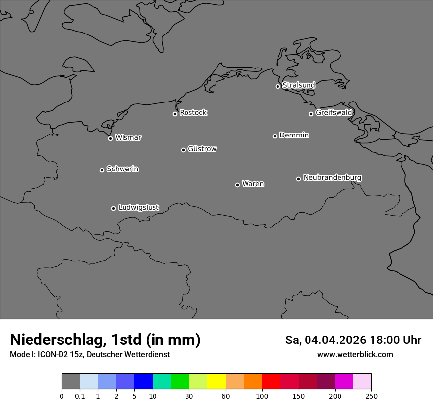 Modellkarte ICON-D2 – precip – mv