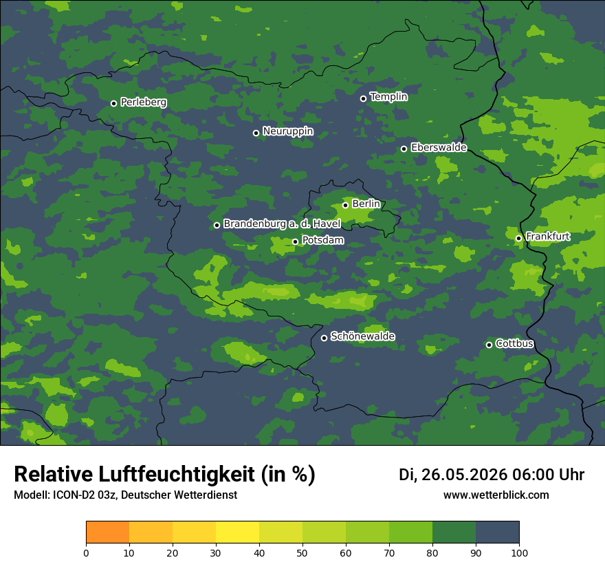 Modellkarte ICON-D2 – relhum – bb