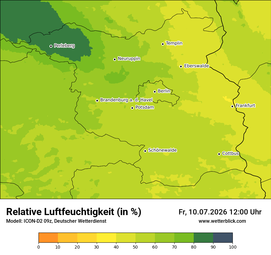 Modellkarte ICON-D2 – relhum – bb
