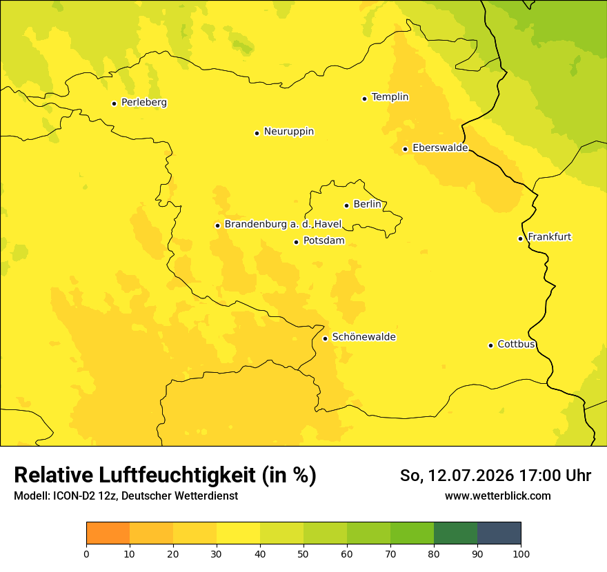 Modellkarte ICON-D2 – relhum – bb