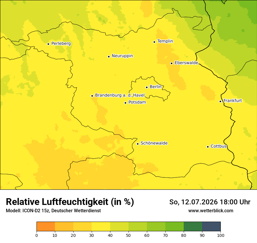 Modellkarte ICON-D2 – relhum – bb