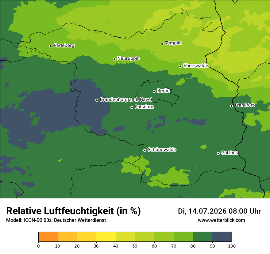 Modellkarte ICON-D2 – relhum – bb