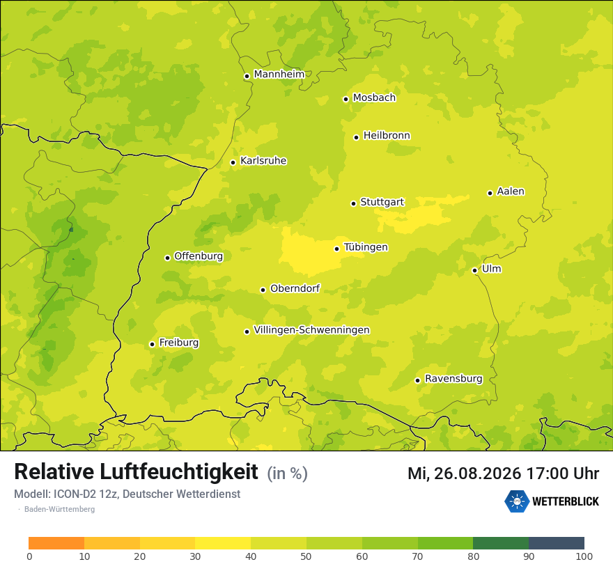 Modellkarte ICON-D2 – relhum – bw